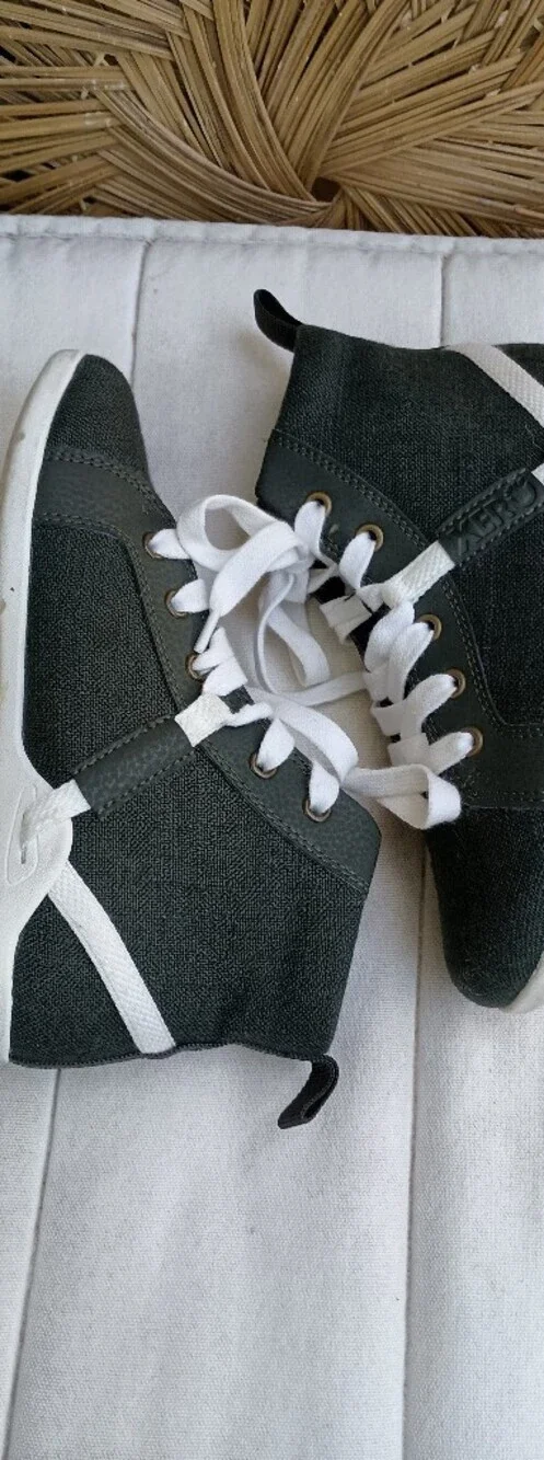 Xero Shoes NordstromCasual High-Top Canvas Sneakers in Black with White Laces_5W